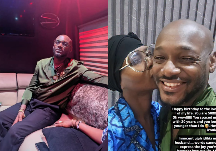You Spaced Me With 20 Years, Yet Look Younger Than I Do – Natasha Tells Husband, 2Baba As He Marks Birthday