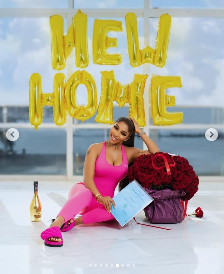 Fans React as Mercy Eke Purchases Third House In Ikoyi