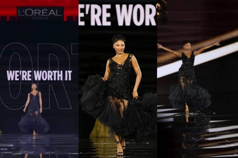 Temi Otedola Shines on L’Oreal Runway At Paris Fashion Week