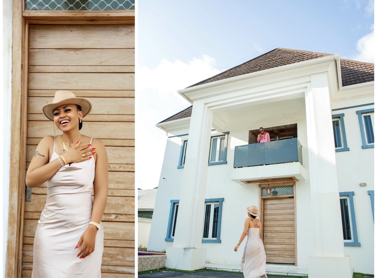 Regina Daniels Acquires New Property in Lagos, Crowns Self ‘Queen of her House’ (Photos)