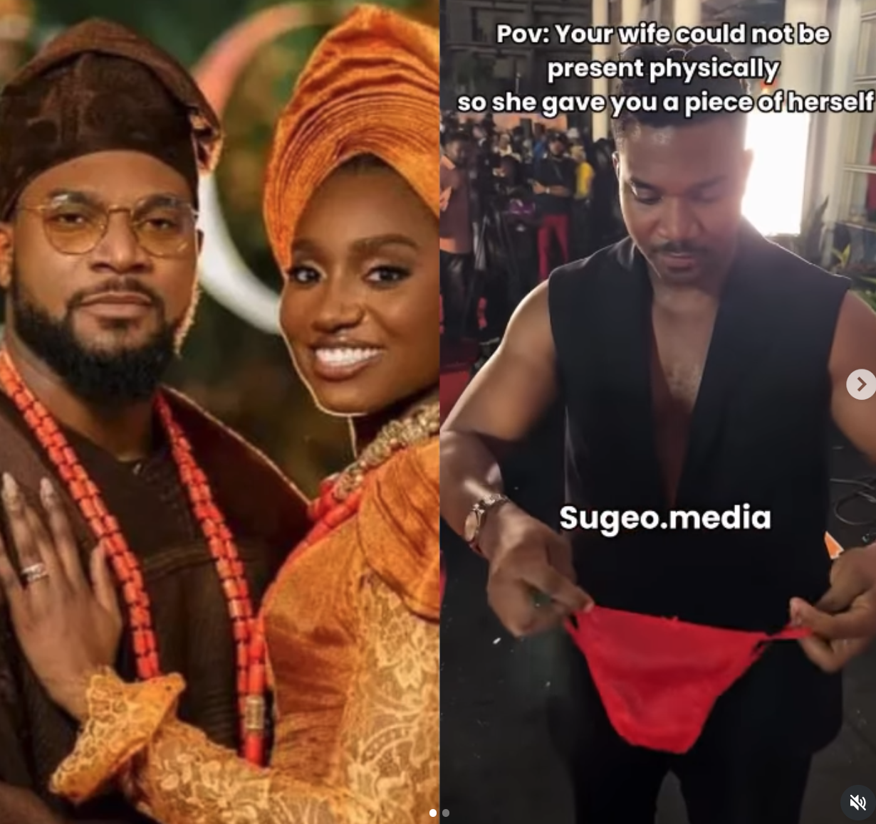 This Is Disturbing – Kunle Remi Under Fire For Showing Off Wife’ Underwear At Movie Premeire