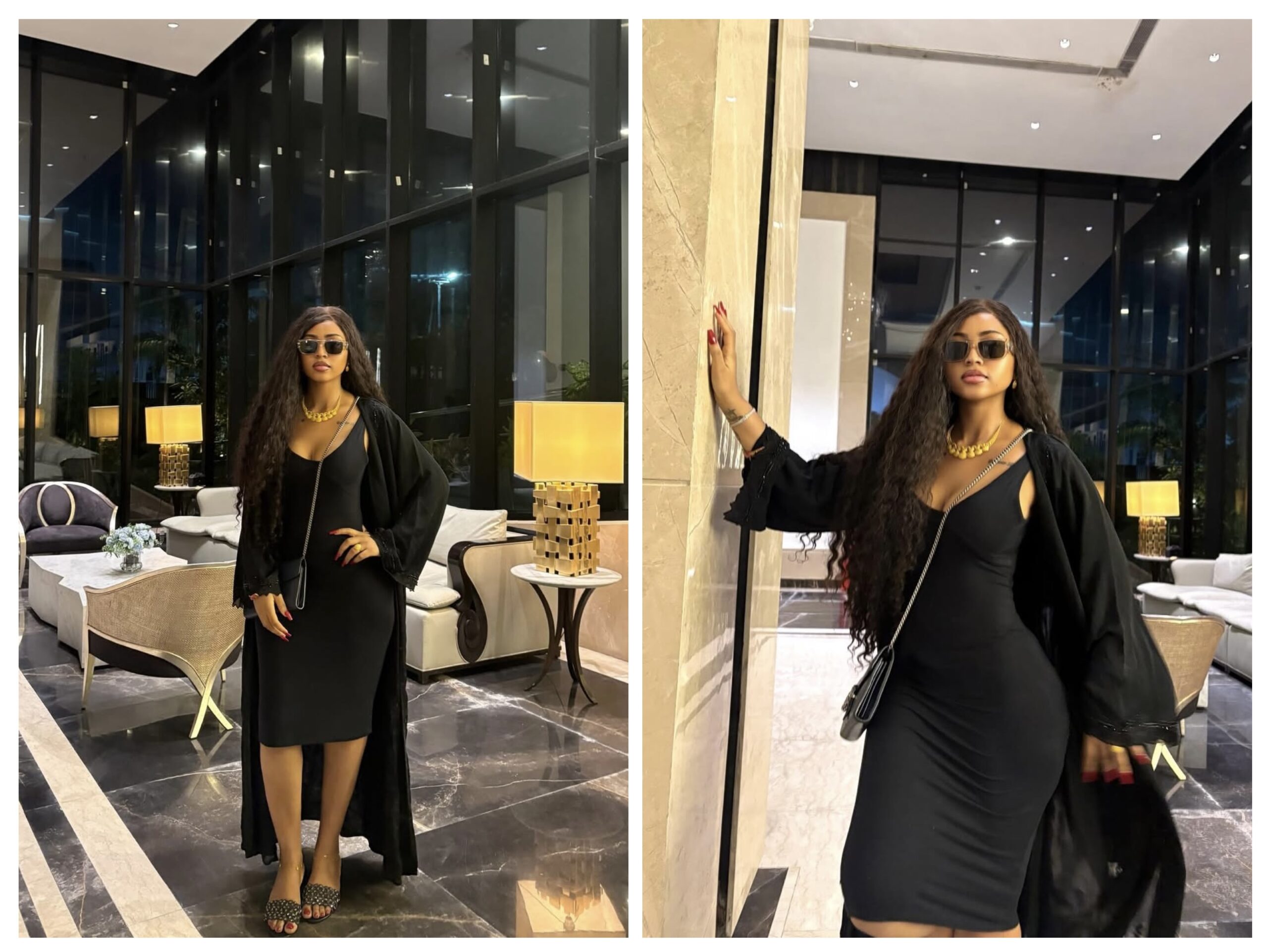 ‘I am Wearing Black, Mourning My Past’- Regina Daniels Makes Statement With New Photos