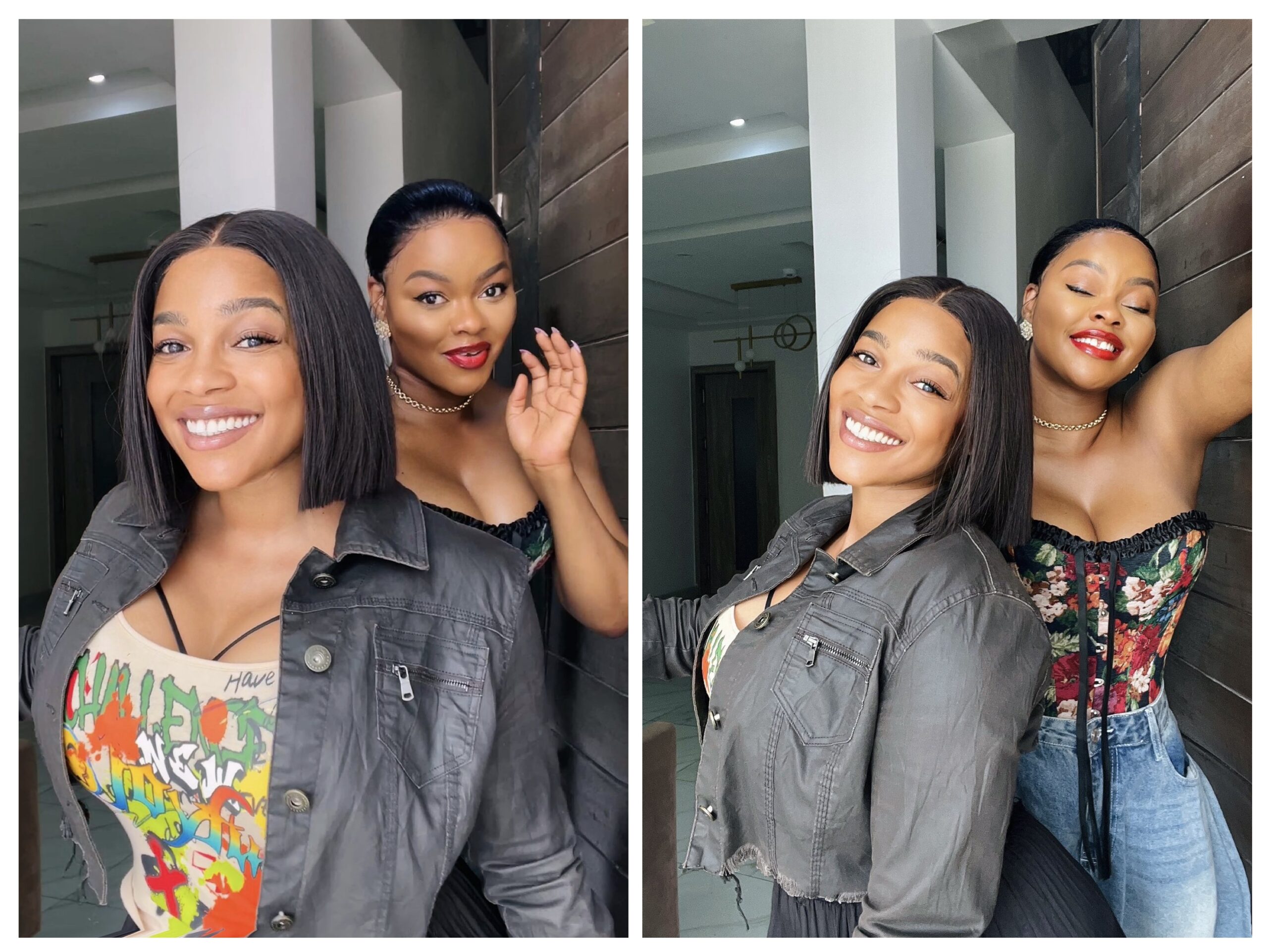 Kehinde Bankole Finally Unveils Her Twin Sister, Taiwo Banks, Netizens React