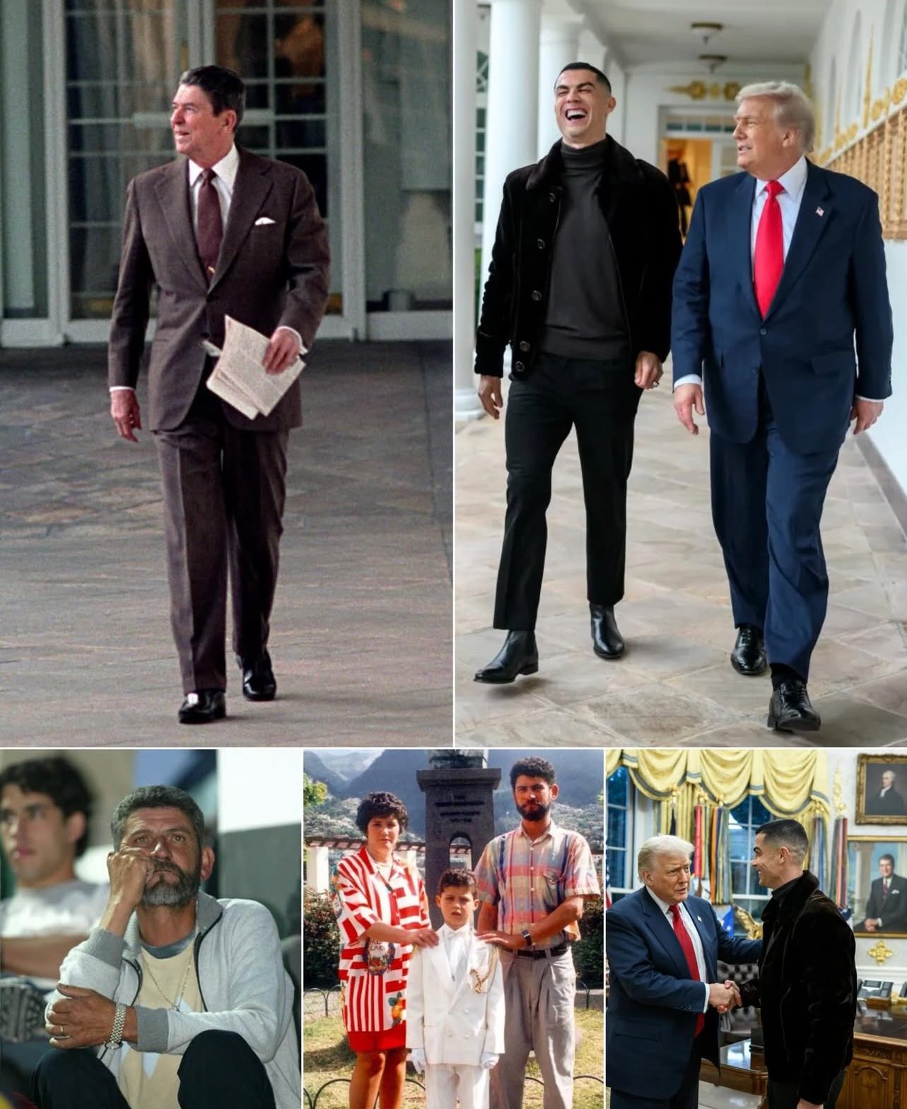 How Cristiano Ronaldo’s Father Prophesied His Visit to the White House 40-Years Ago