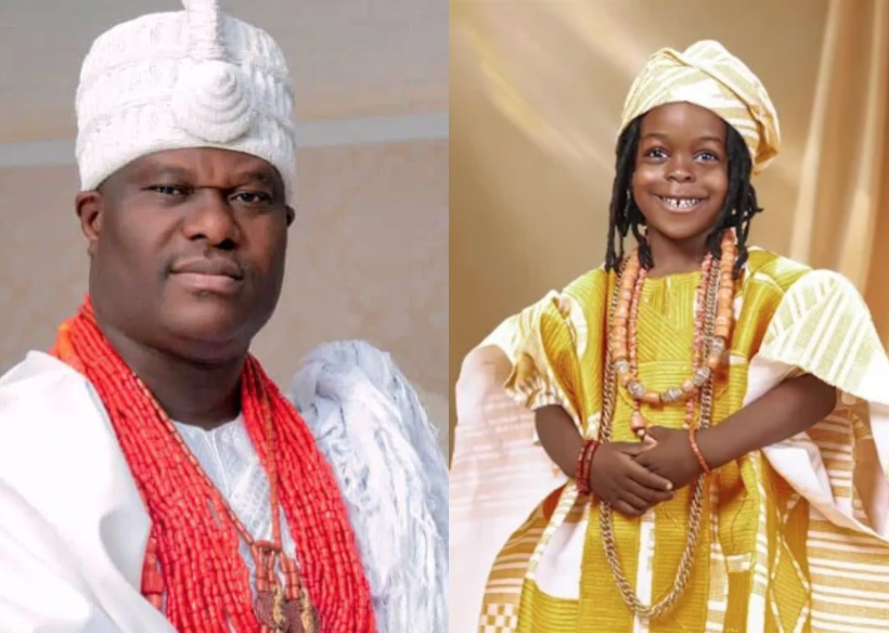 Ooni of Ife Marks First Son Tadenikawo, Child of Ex-wife Naomi’ Birthday in Style