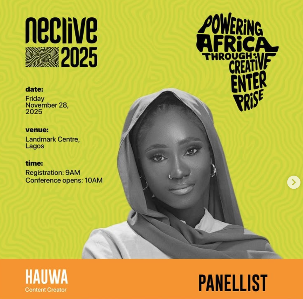 People See Themselves in My Reality – Hauwa Lawal Highlights Power of Storytelling at NecLive 2025