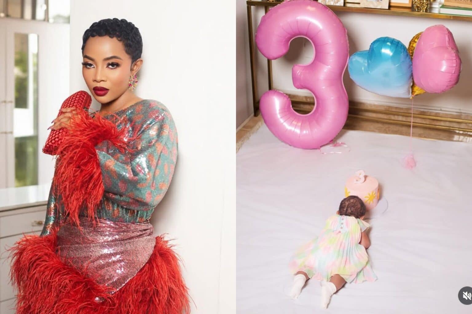 Yakira is 3-Months-Old: Toke Makinwa Gives Update on Baby’s Growth