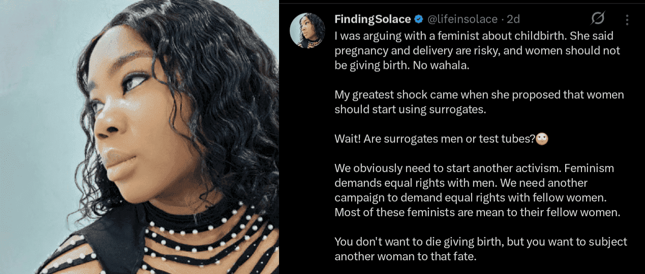 ‘Pregnancy is too Risky, Women Shouldn’t Give Birth’— Feminist Sparks Controversy with Bold Claim