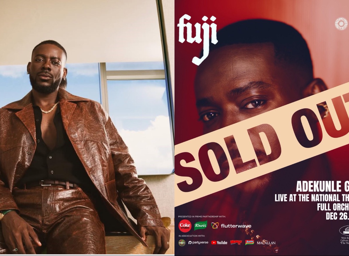 Adekunle Gold Sells Out Iconic National Theatre for ‘The Greatest Show Yet’ in Lagos