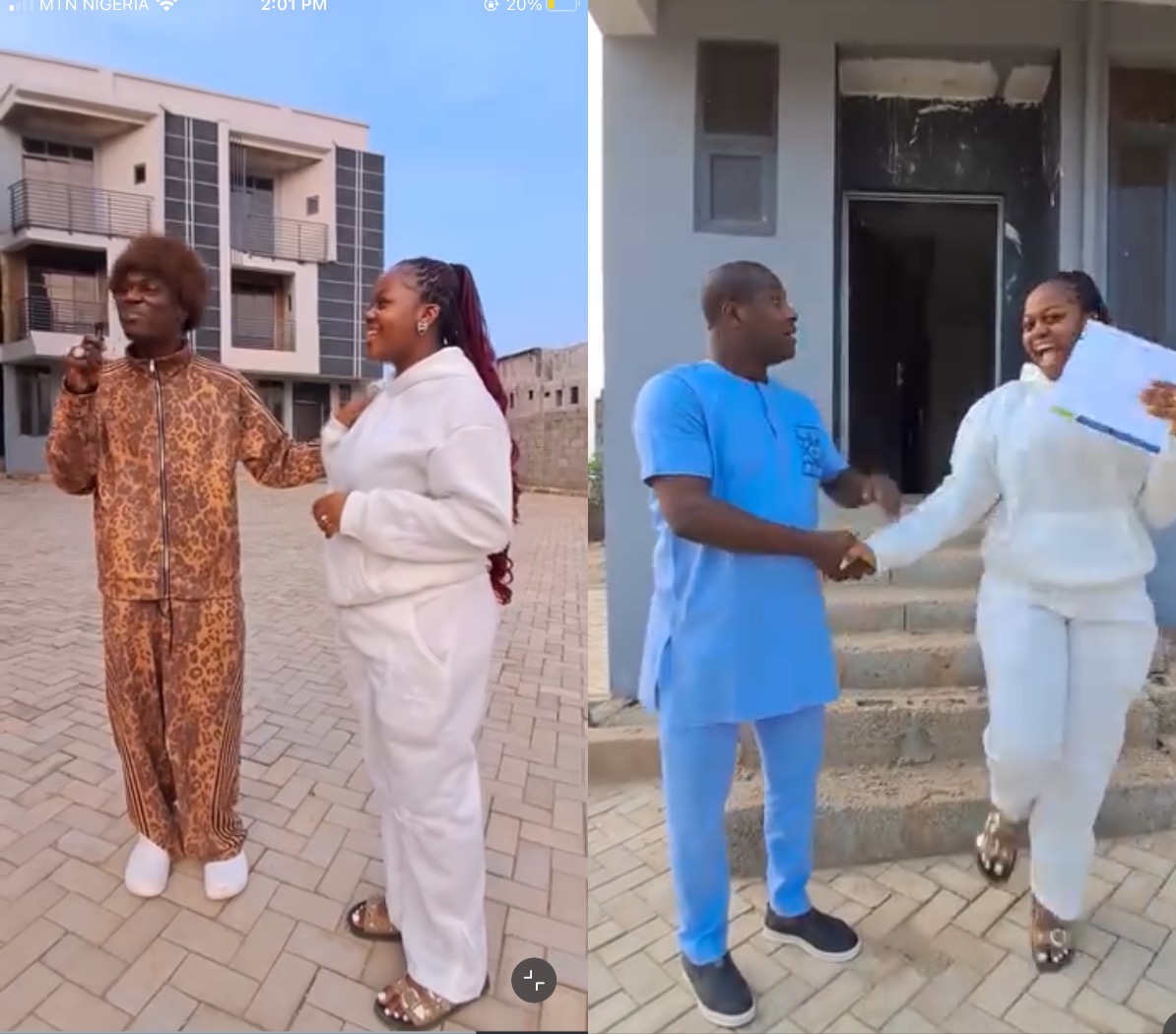 Nigerian Afrobeats Star Spyro Surprises Fiancée Janet with Abuja Mansion