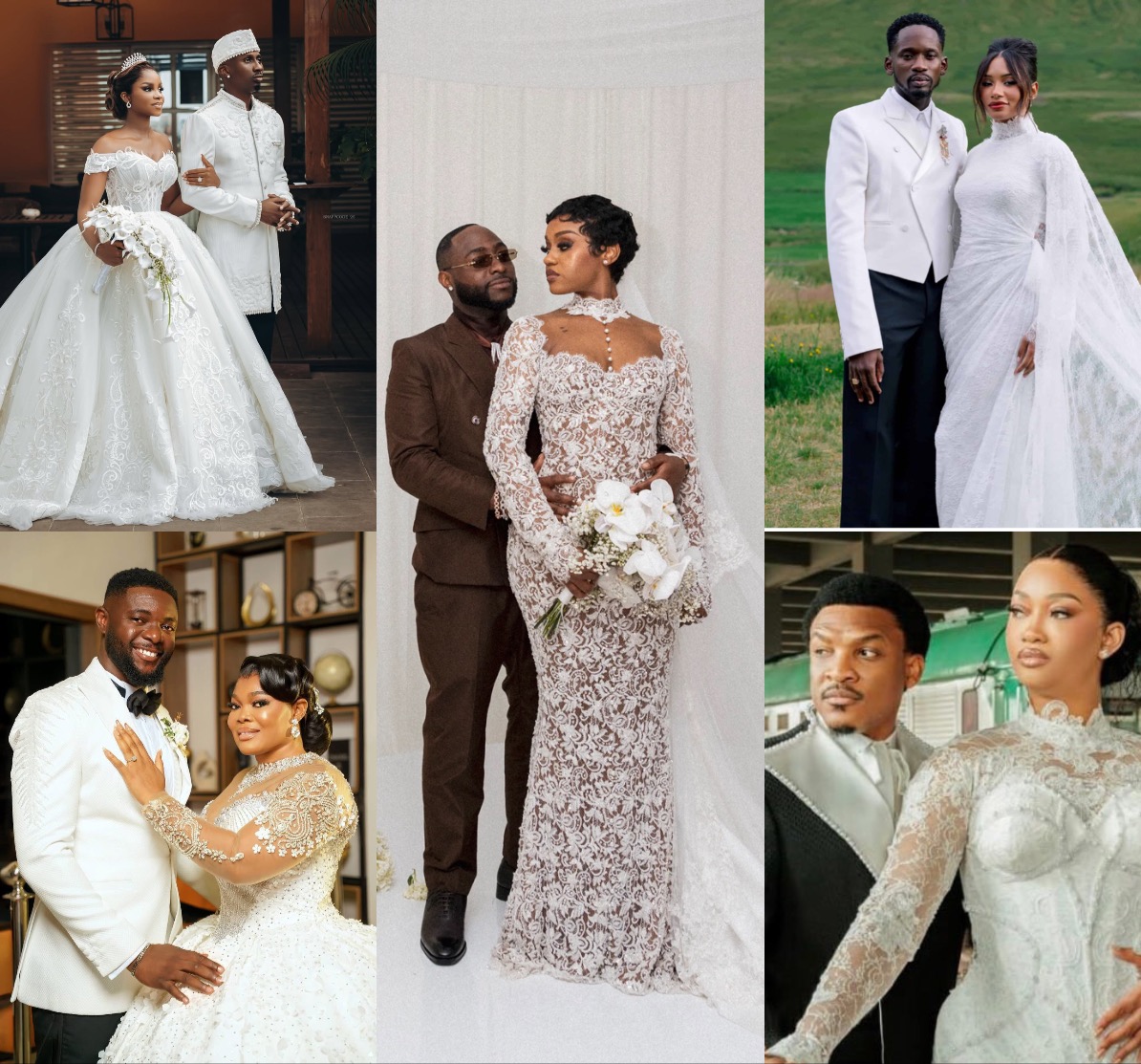 A Year of Love and Vows: Top Nigerian Celebrity Weddings That Broke the Internet in 2025