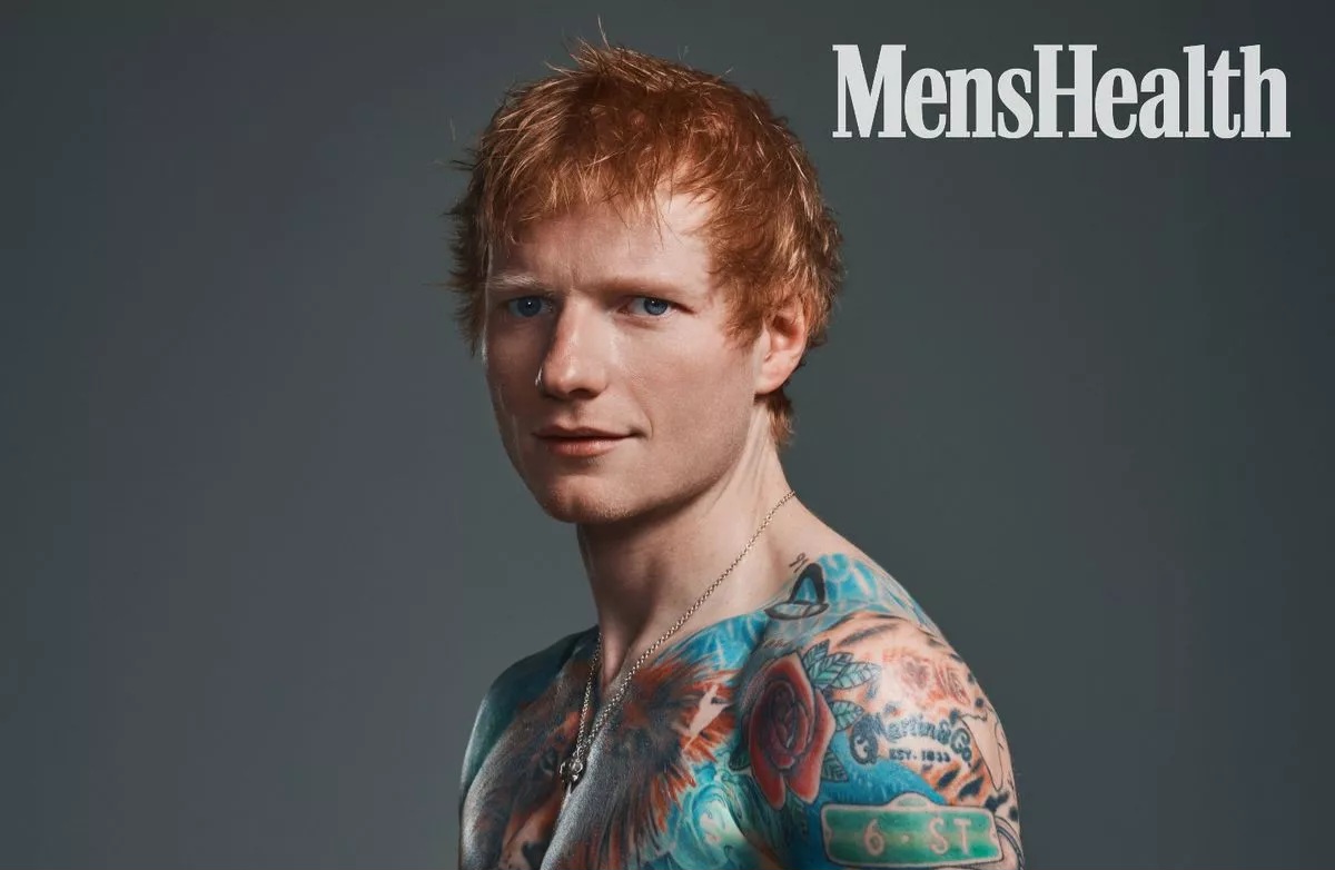 Ed Sheeran Unveils Massive Tattoos, Ripped Physique in Shirtless Photo