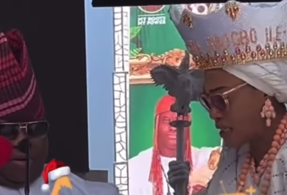What Level of Disrespect is This? Nigerians React to ‘Disturbing Video’ of Davido’s Uncle, Ademola with Nigeria’s First Lady, Remi