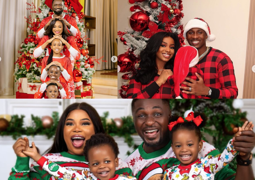 PHOTO STORY: How Nigerian Celebrities Are Celebrating 2025 Christmas