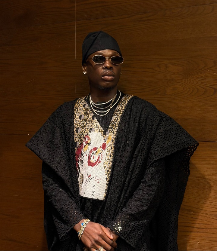 Fireboy DML Wows Fans in Regal Agbada Photoshoot as Debut Album Hits 6-Year Milestone(PHOTOS)