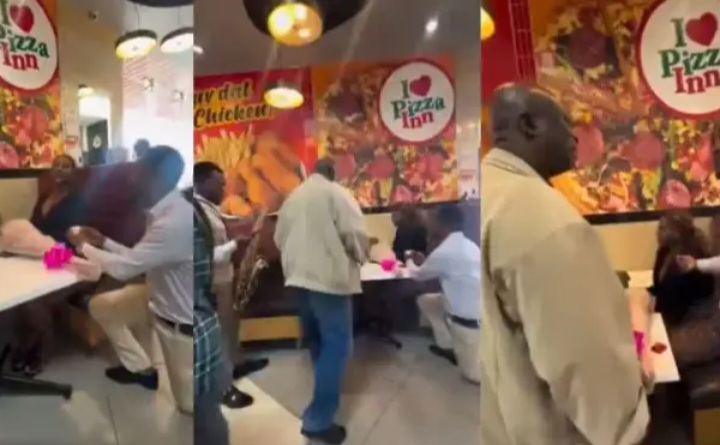 Restaurant Proposal Turns Sour as Man Finds Out Girlfriend Has a Sugar Daddy (Video)