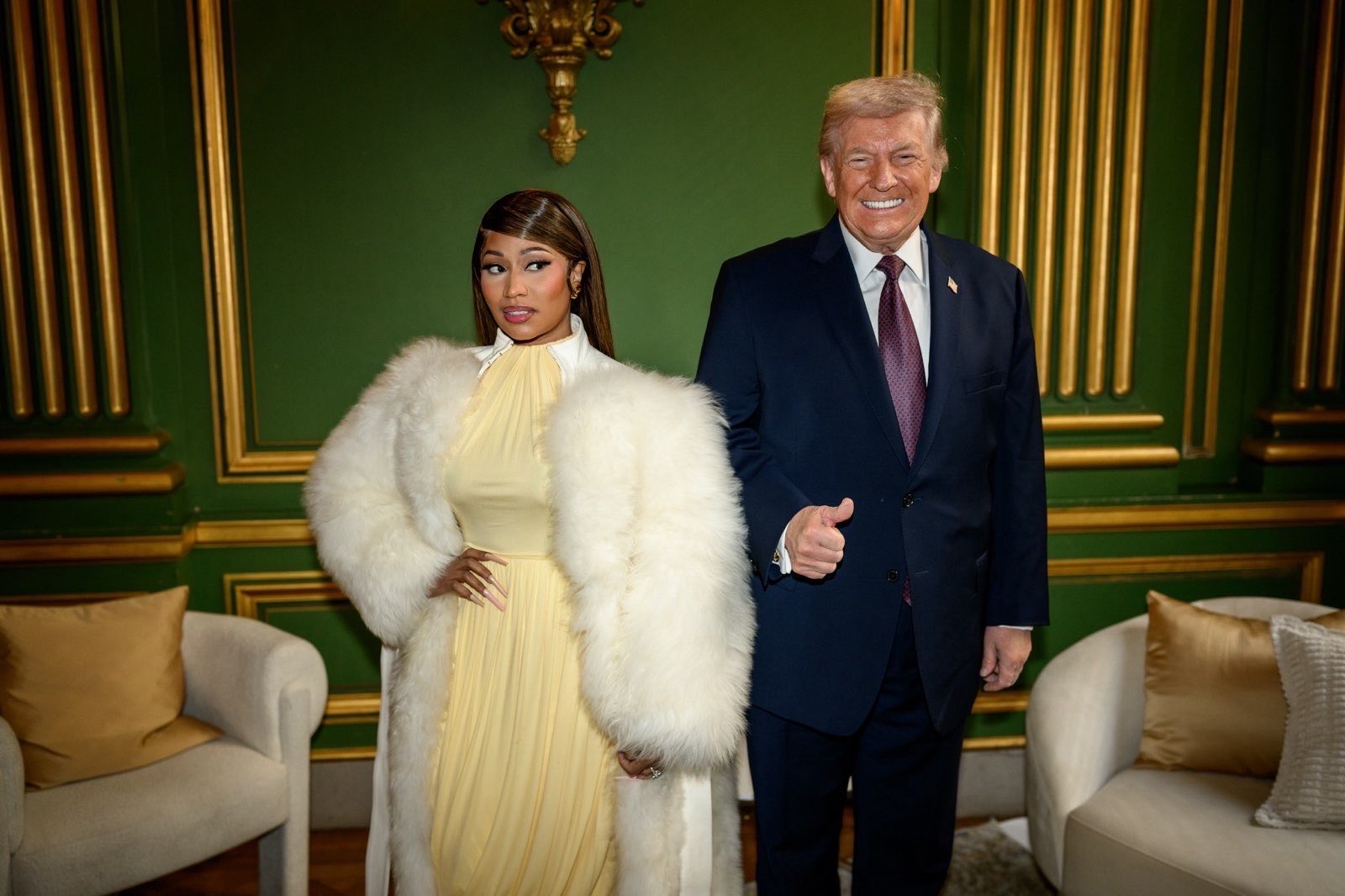 Donald Trump Lauds Nicki Minaj, Says She’s ‘Extremely Beautiful’