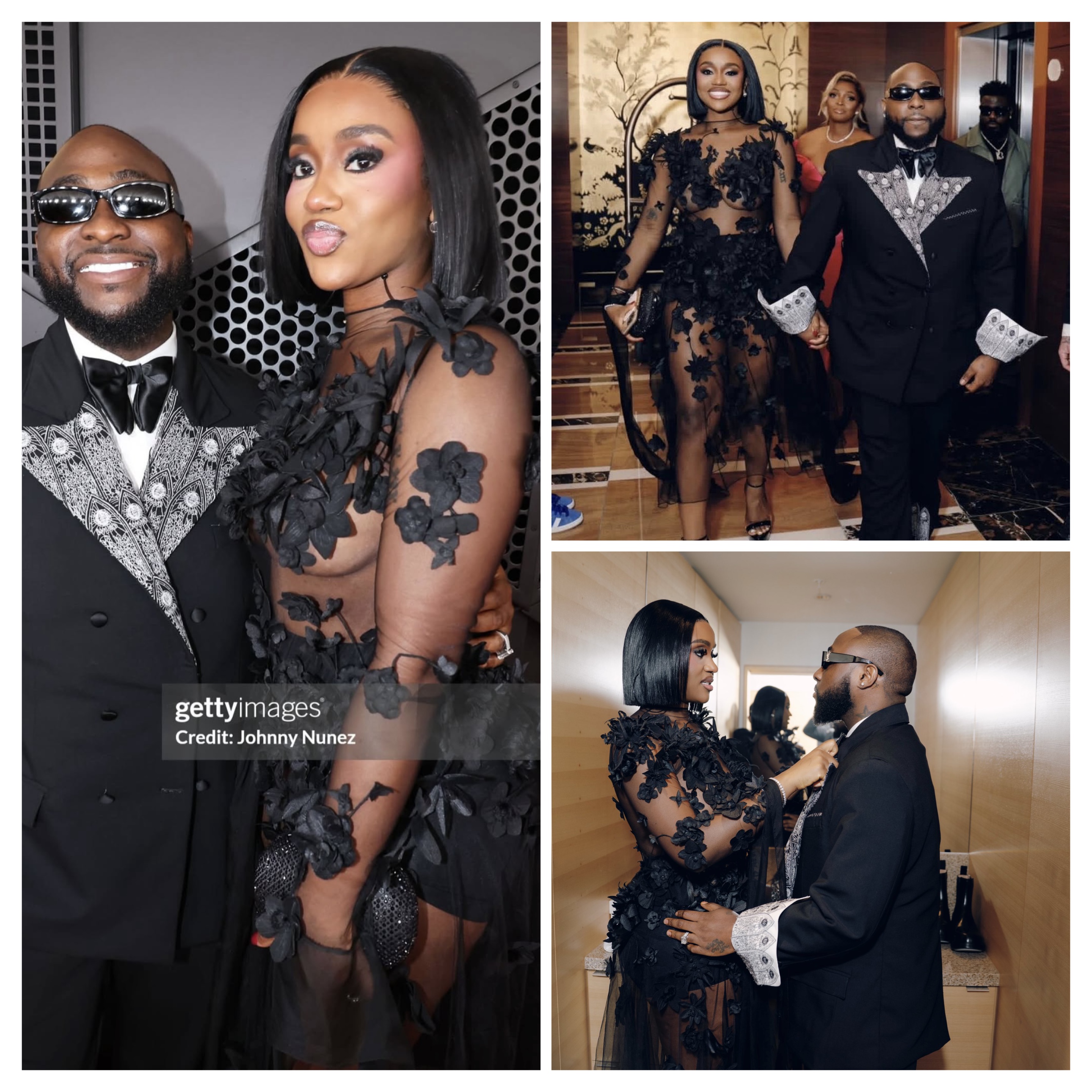I Am Really Disappointed – Delta State Governor’s Aide Criticises Davido’s Wife, Chioma Over Outfit Choice at Grammys