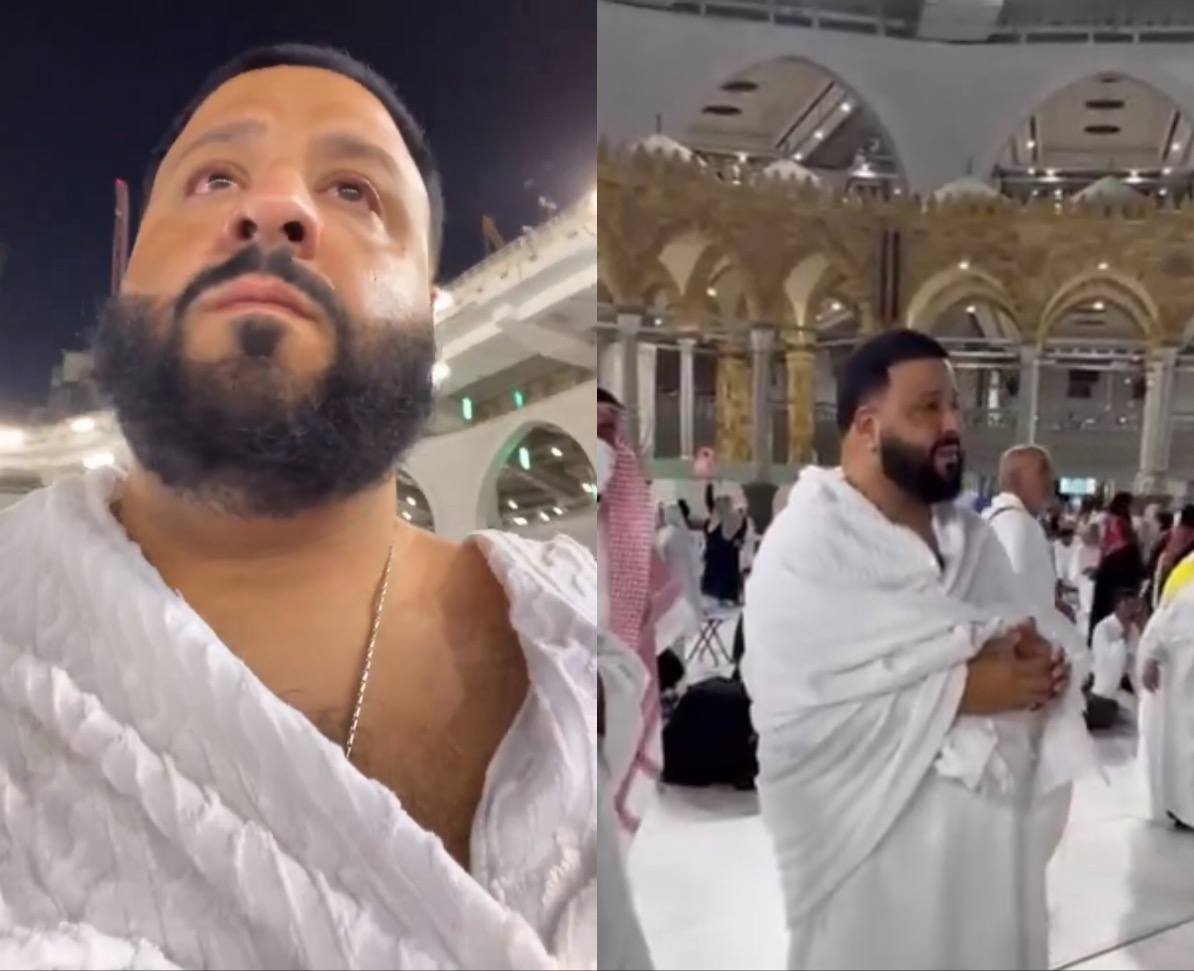 DJ Khaled Overwhelmed by Tears During First Umrah in Mecca Alongside Mike Tyson