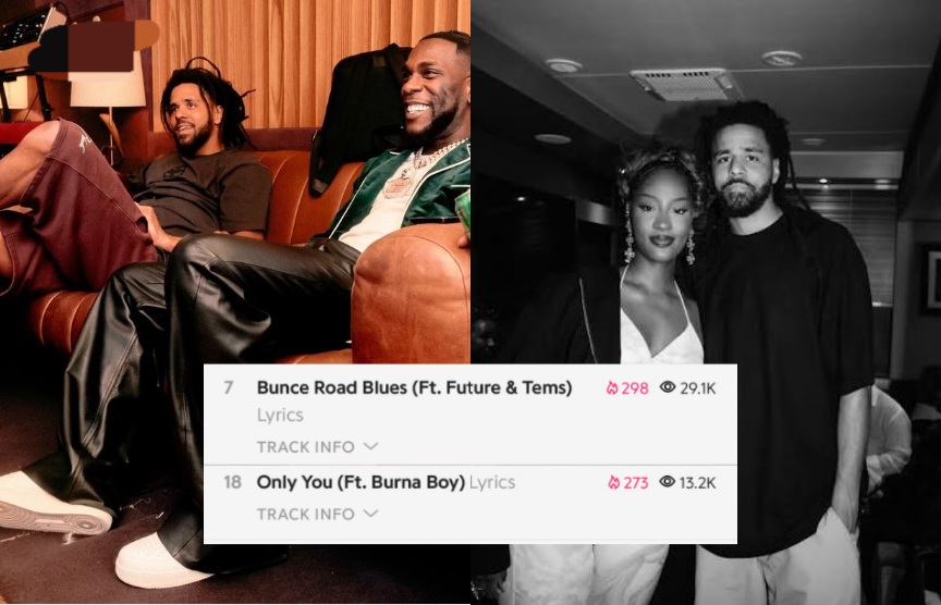 Burna Boy And Tems Make History On J. Cole’s Final Album
