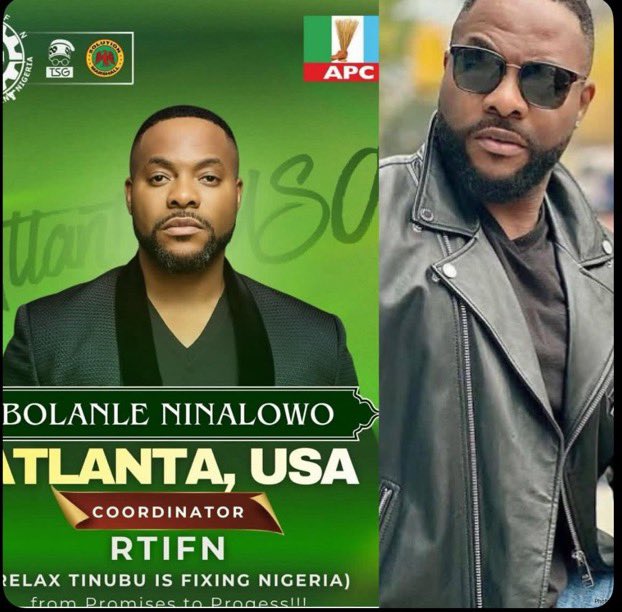 He Is Shameless- Fans Knock Bolanle Ninalowo Over Atlanta Coordinator for Tinubu Appointment