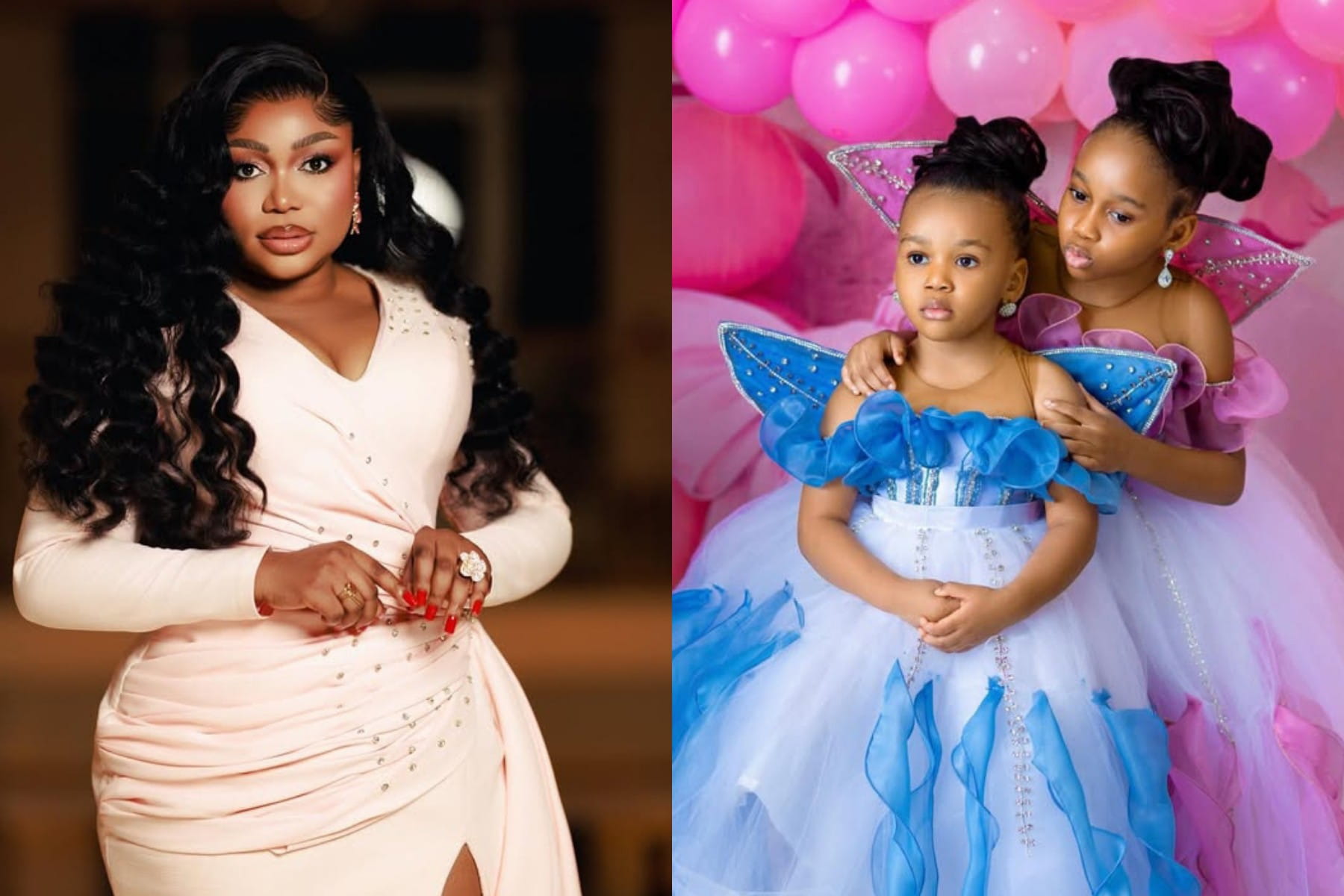 Actress Ruth Kadiri Shares Rare Photo of Adorable Daughters
