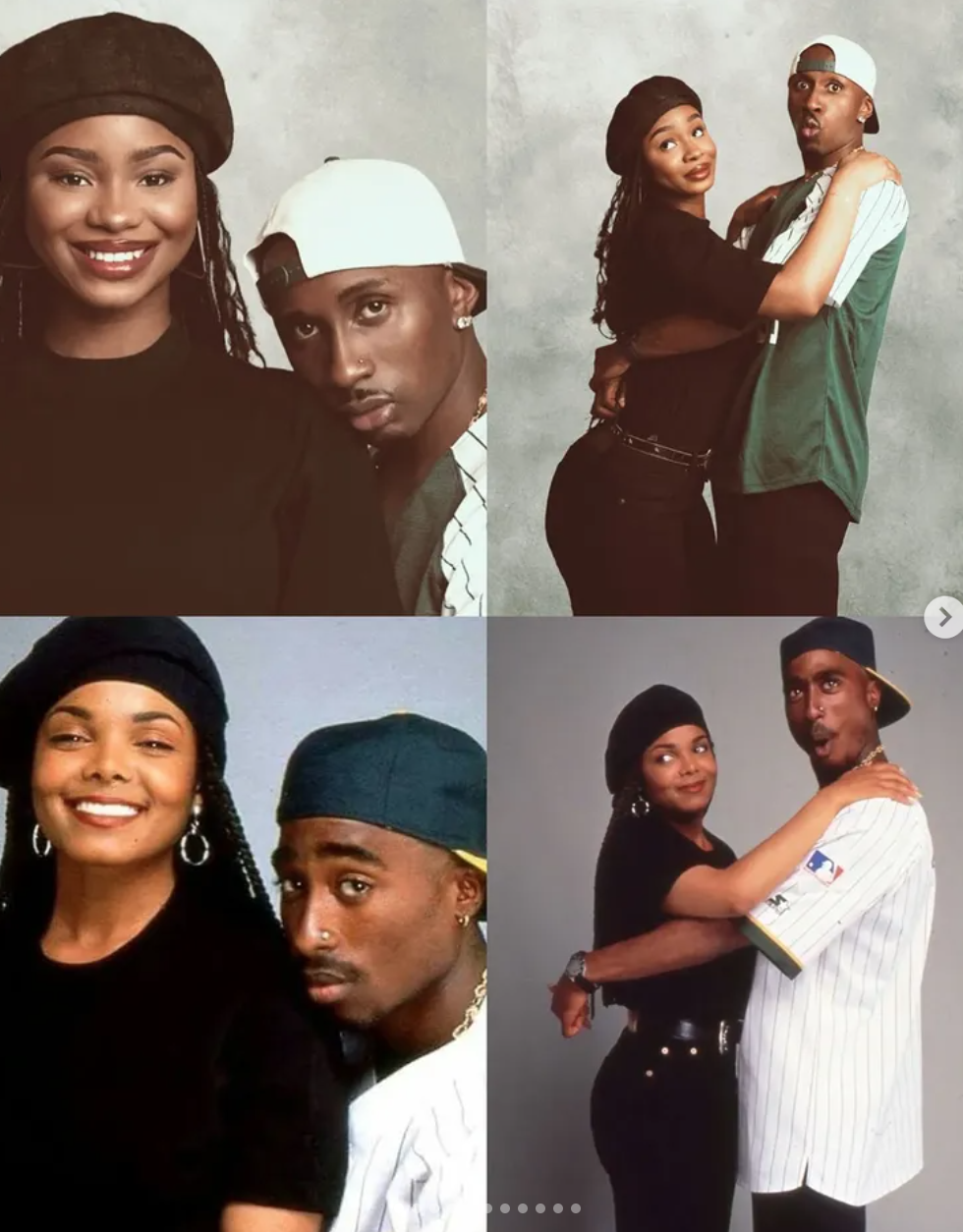 Priscilla Mkambala And Husband Juma Jux Recreates 2pac And Janet Jackson’s Picture In Celebration Of One Year Anniversary
