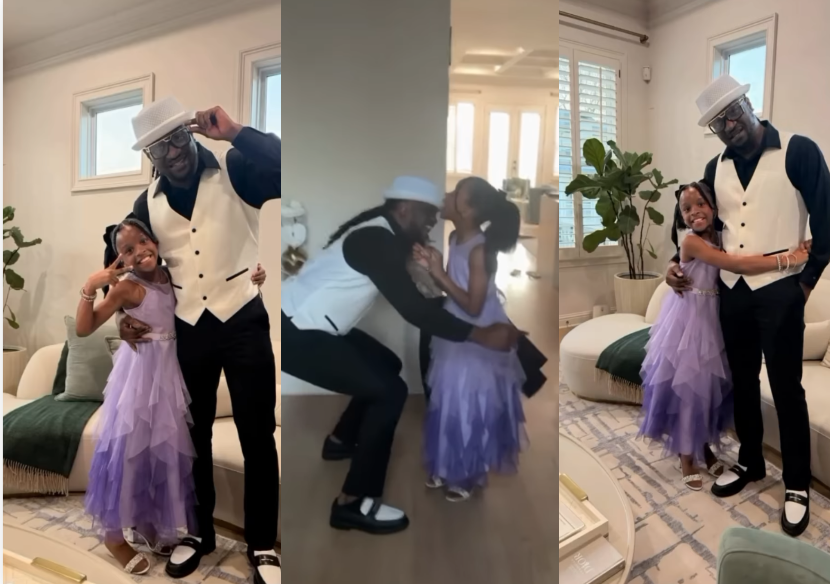 Paul Okoye Surprises Daughter at School Dance After Missing Last Year Event