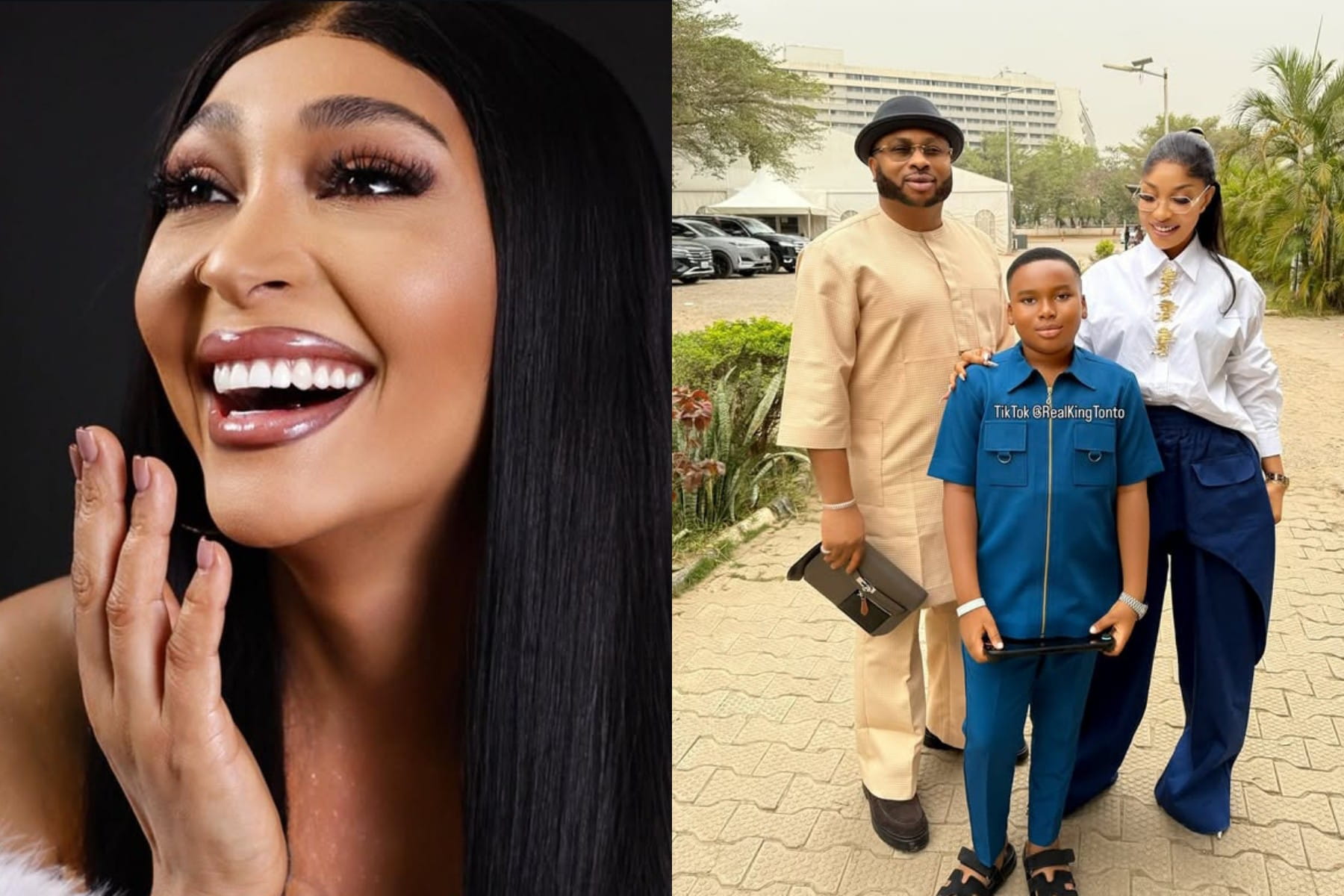 Rosy Meurer Goes to War with Trolls on Social Media as Hubby, Churchill Reunites with Ex-Wife, Tonto Dikeh