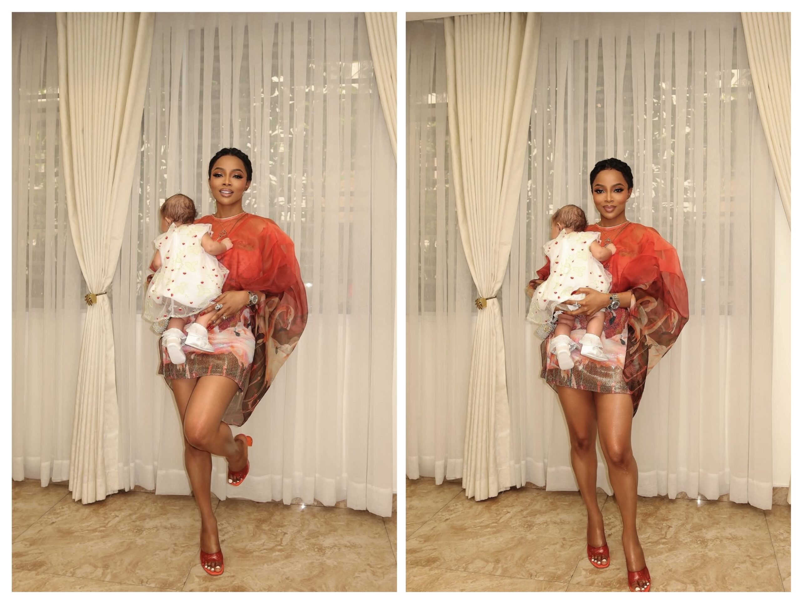 Toke Makinwa Composes Heartwarming Note to Daughter as She Celebrates First Mother’s Day
