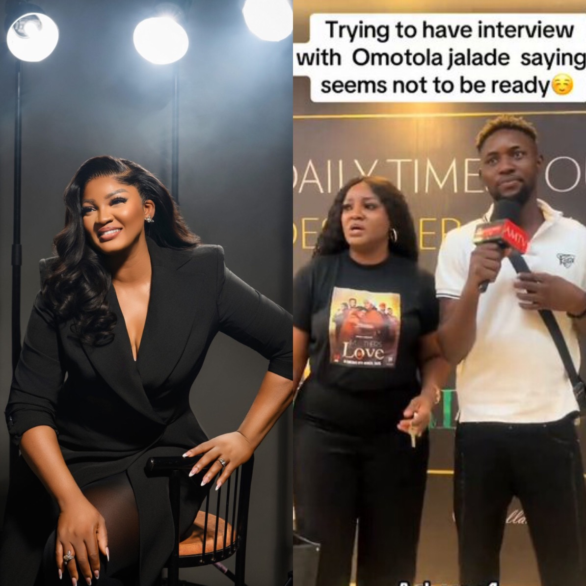 What Omotola Jalade Did to Presenter Who Asked Her to Introduce Herself
