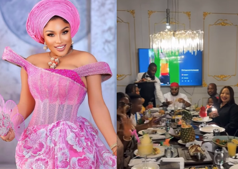 She is Doing Too Much – Reactions as Tonto Dikeh Enjoys Time With Her Ex, Churchchill