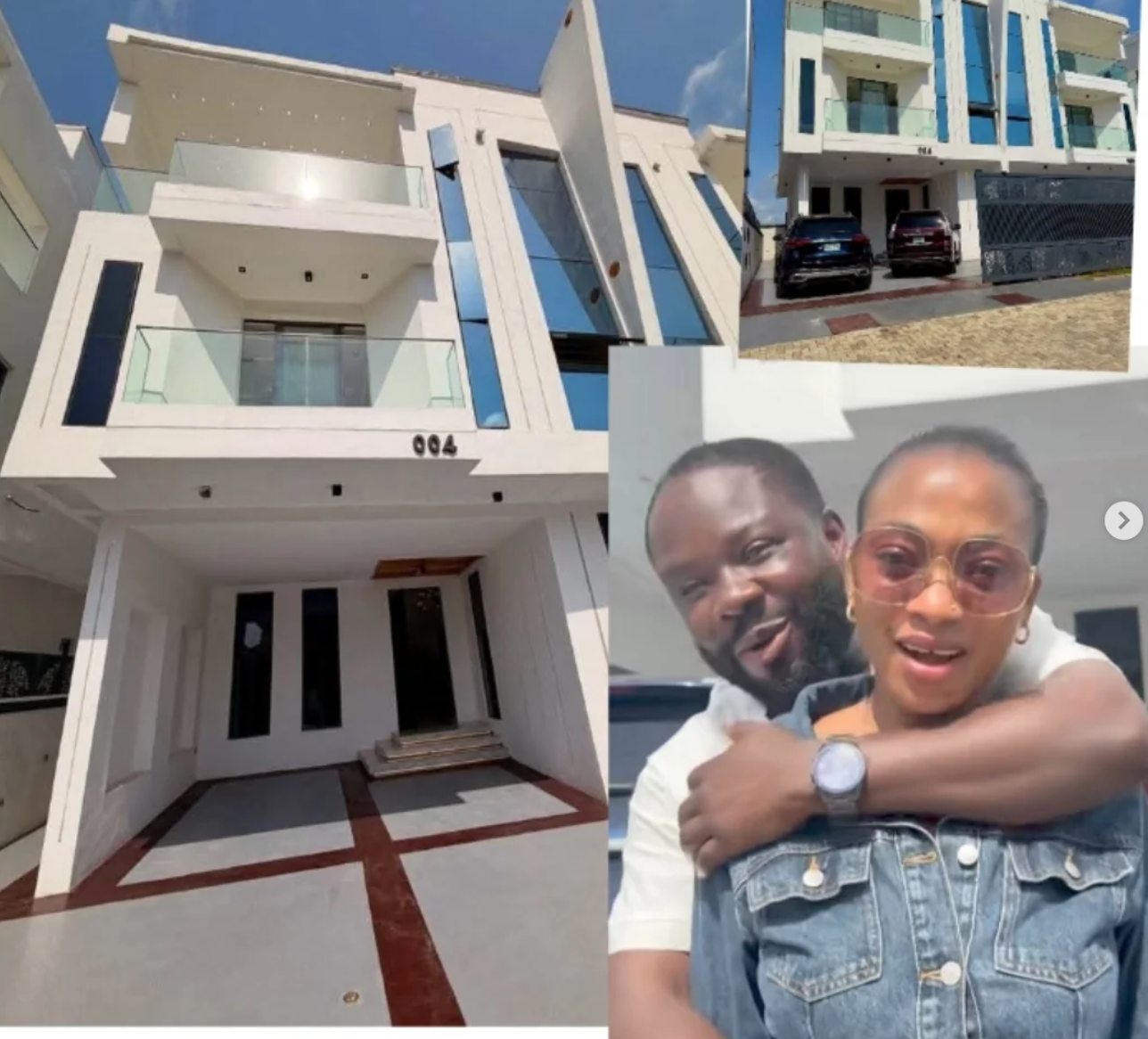 Nollywood Actor, Itele, Wife Aquire Multi-Million Naira Home