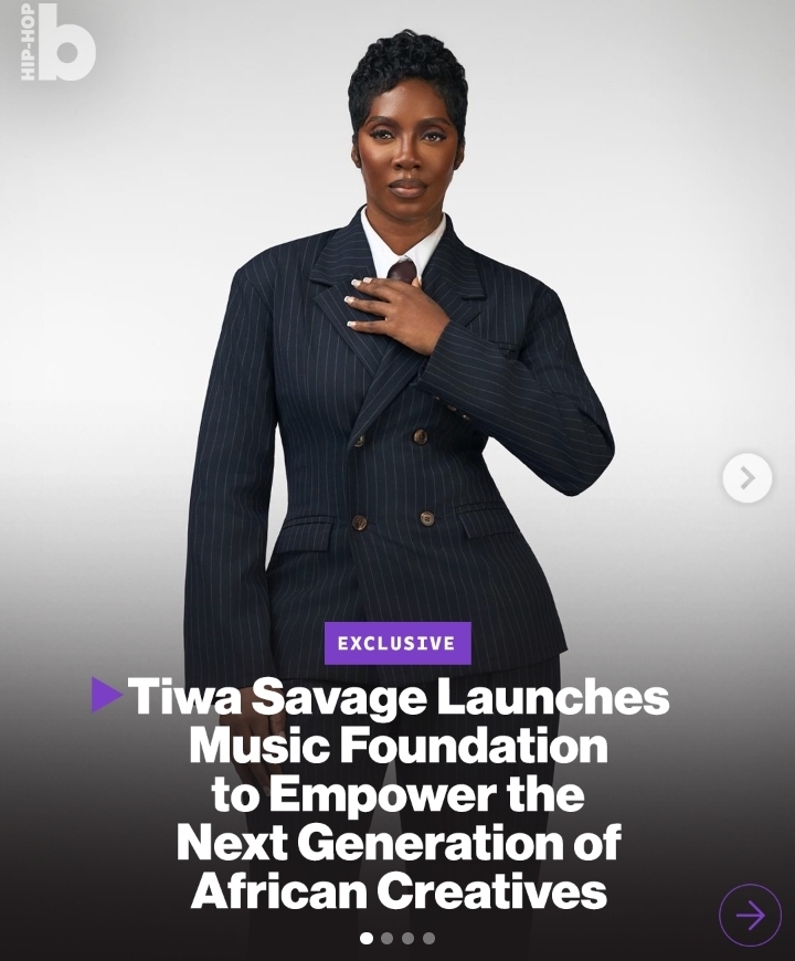 Tiwa Savage Launches Music Foundation to Empower Young Talents in Nigeria’s Music Industry