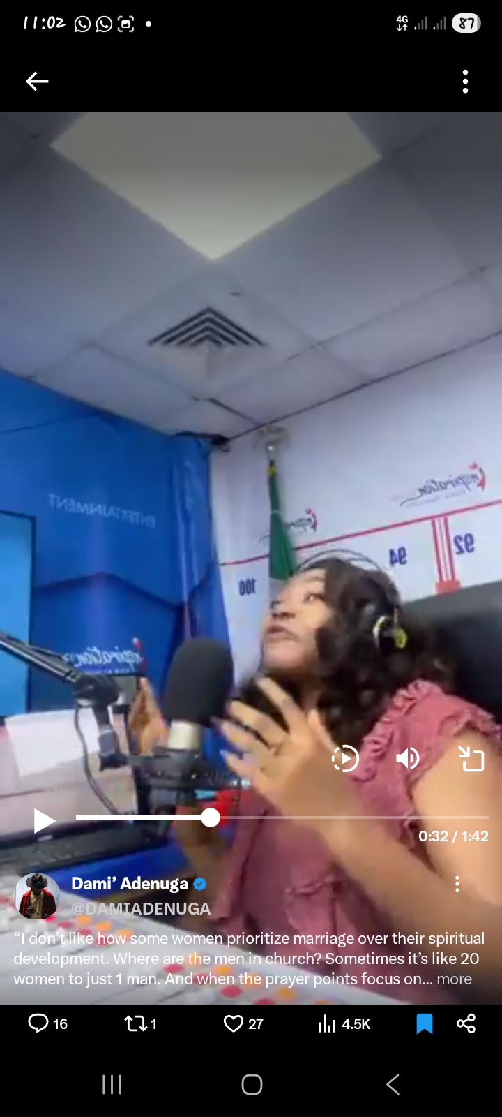 Lady Sparks Debate Over Church Priorities: Why Is Marriage Louder Than Spiritual Growth