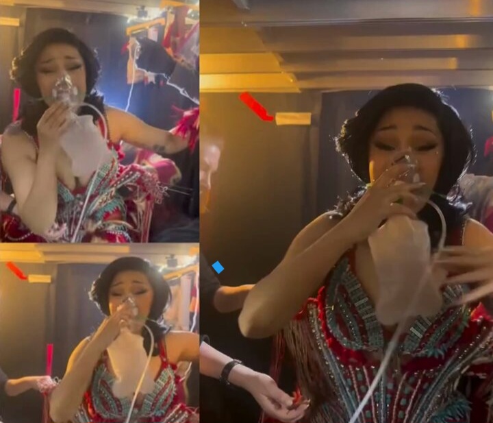 Cardi B Spotted Taking Oxygen Backstage After Sold-Out Denver Show, Sparks Concern Among Fans( VIDEO)