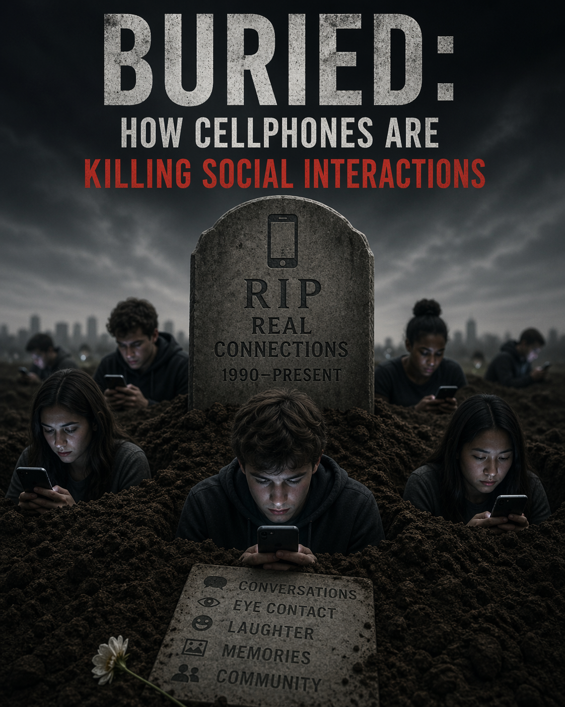 Buried: How Cellphones are Killing Social Interactions