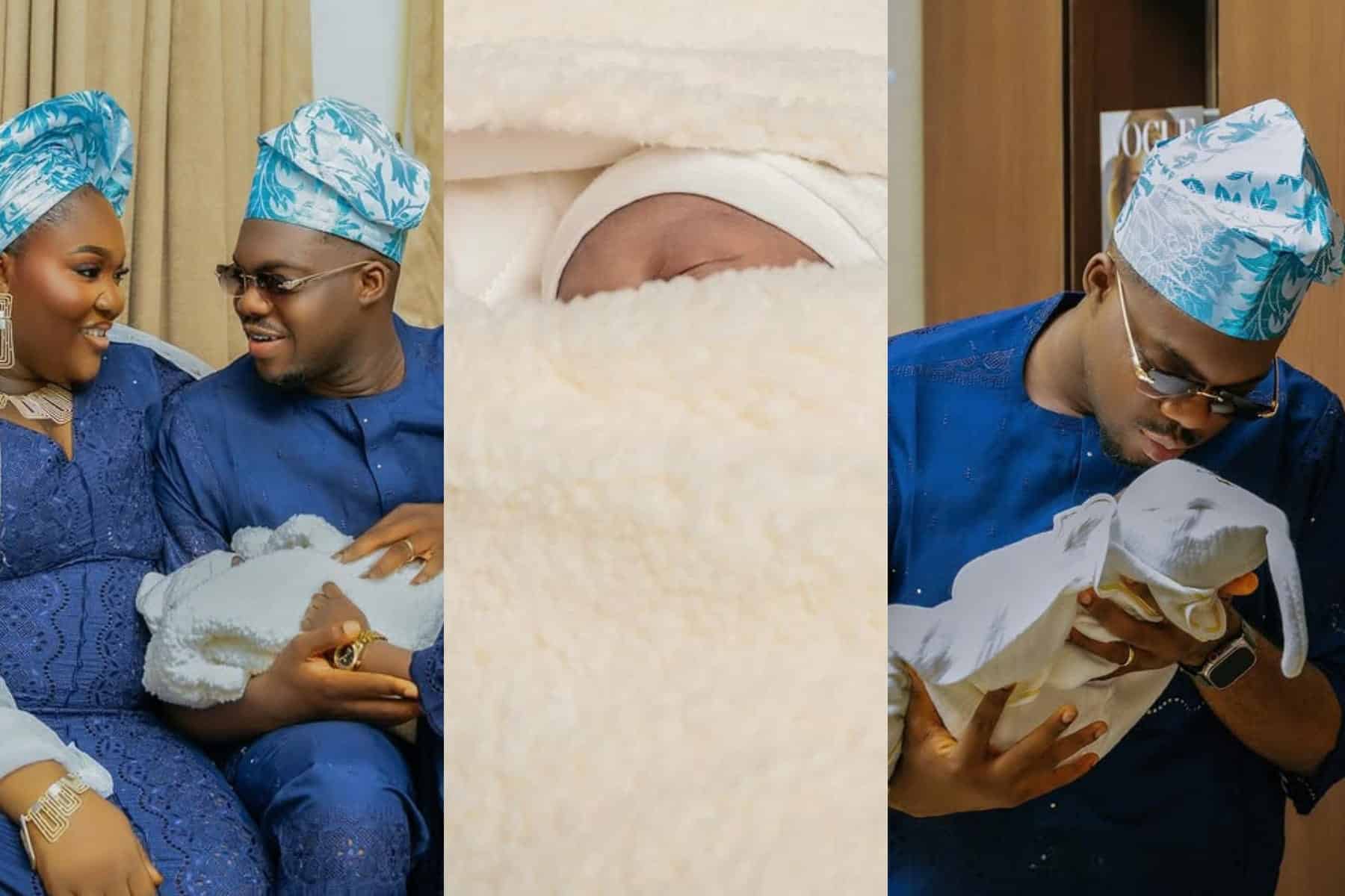 Comedian Cute Abiola Unveils Son’s Identity in New Family Photo