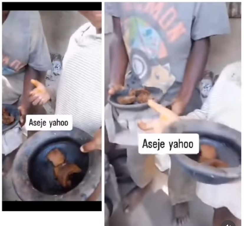 Outrage as Video Surfaces of Man ‘Fortifying’ Young Children for Yahoo Fraud with Ritual Meal