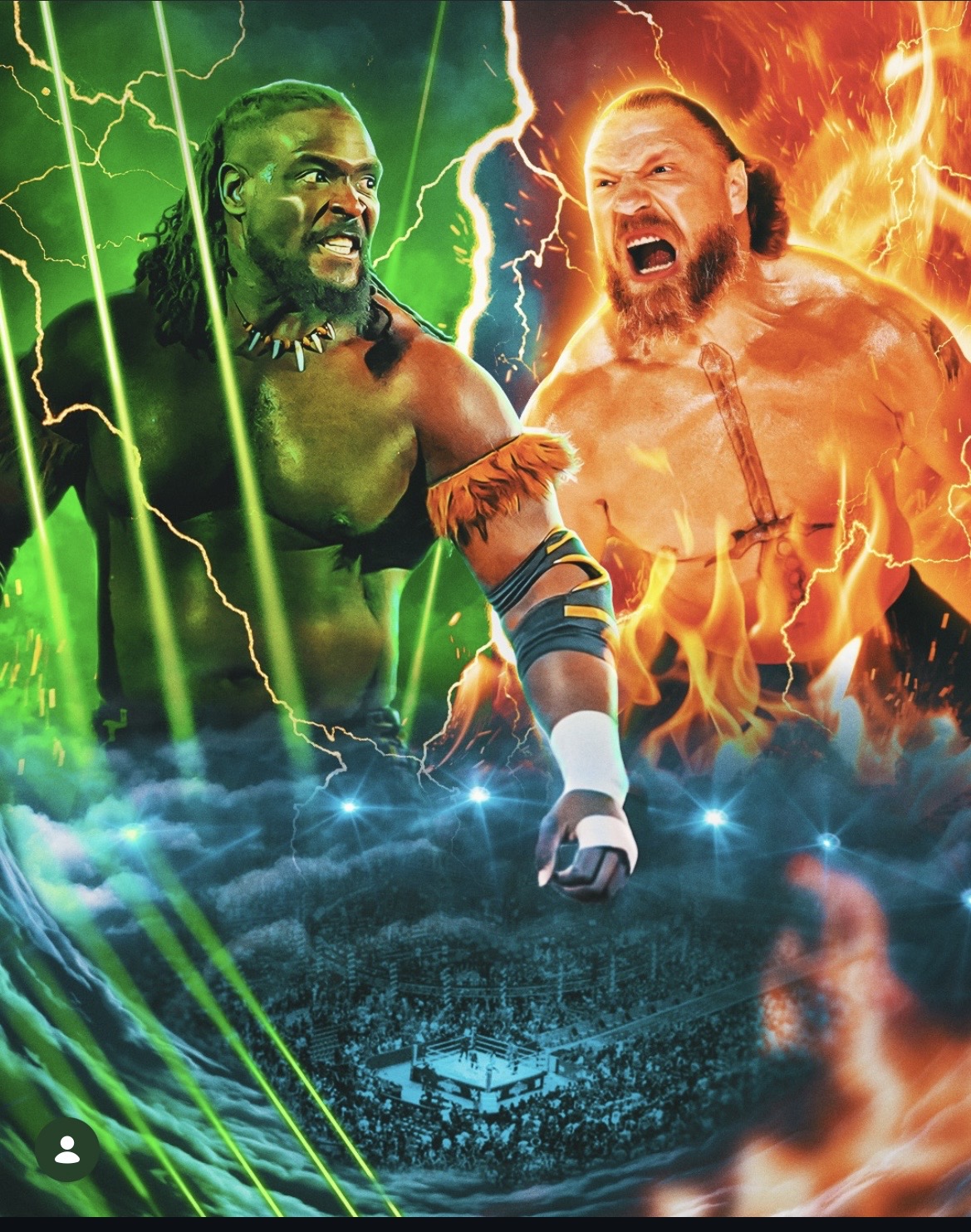 How Nigerian Wrestler Oba Femi Retired WWE Superstar Brock Lesnar at Wrestlemania 42