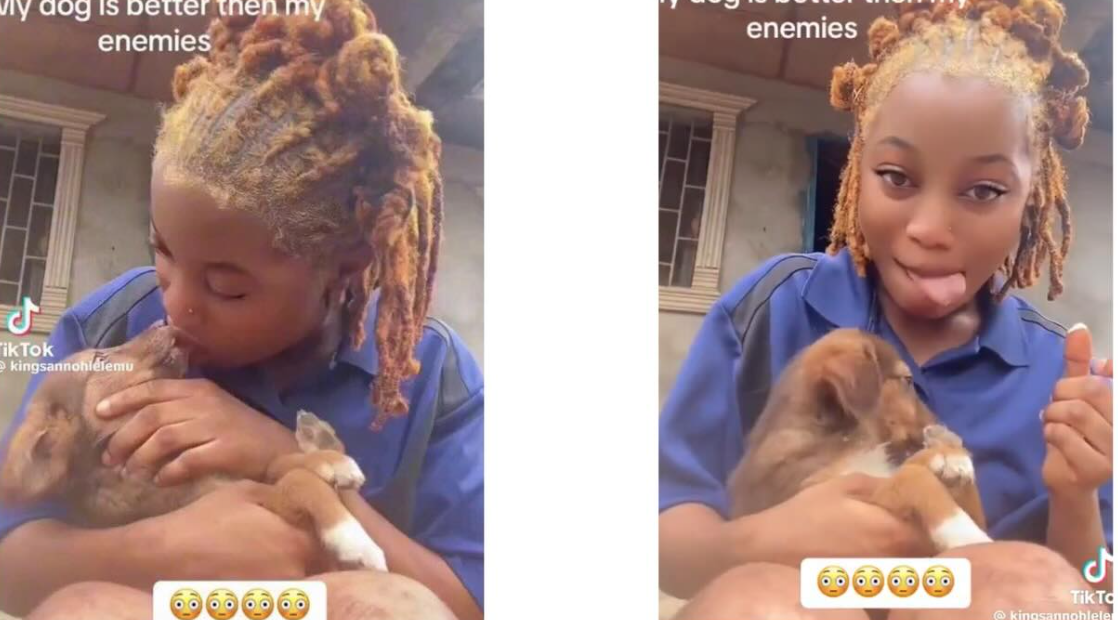 This is How Diseases are Spread – Doctor Reacts to Controversial Video of Nigerian Lady and her Dog