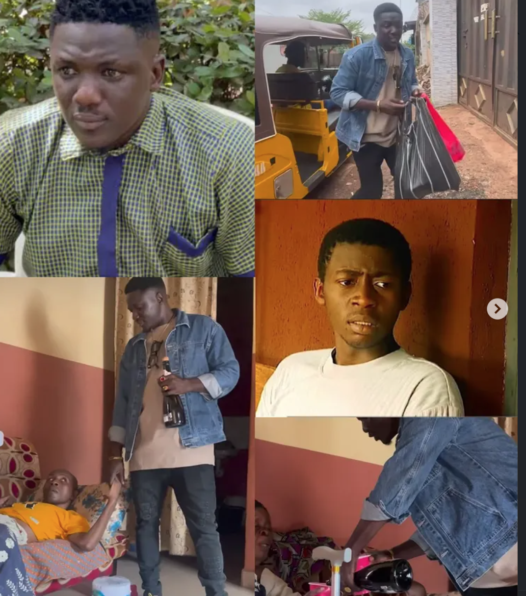 Actor Ikenta Marks Birthday with Ailing Childhood Friend Ifeanyi Ezeokeke