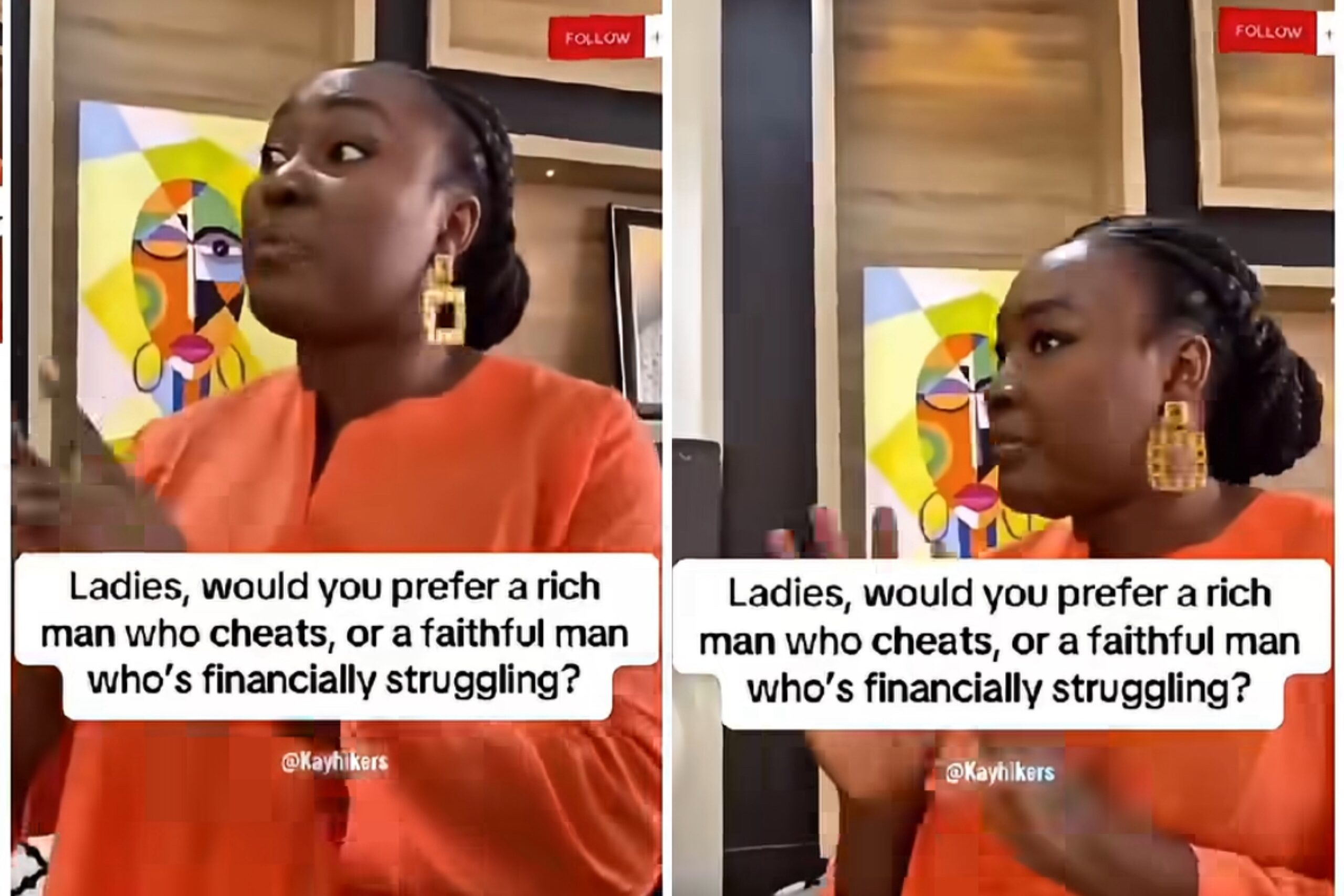 “I’d Rather Date a Rich Man Who Cheats Than a Broke One Who Is Faithful” — Viral Debate Sparks Mixed Reactions on Money, Love and Marriage