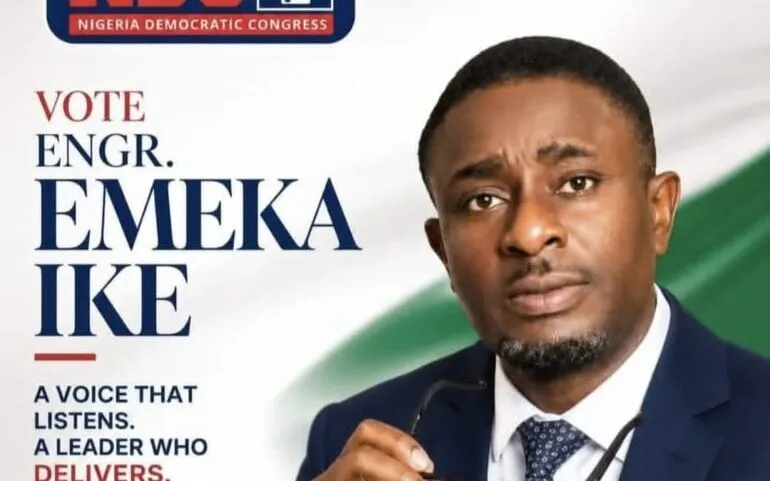 Pandemonium Erupts at the NDC Primaries in Abuja as Emeka Ike Crashes Out Inside INEC office (VIDEO)