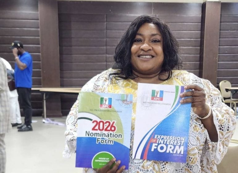 Popular Actress Foluke Daramola Picks Reps Form Ahead of 2027 Elections