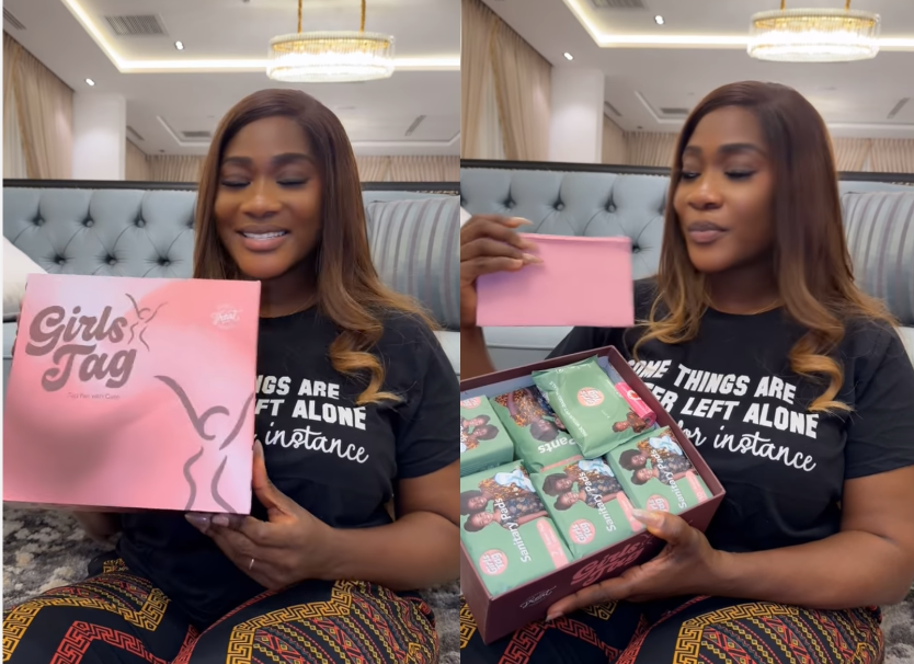 How Many Girls in Kogi Can Afford This? Mercy Johnson Knocked Over N25k Menstrual Care Kit