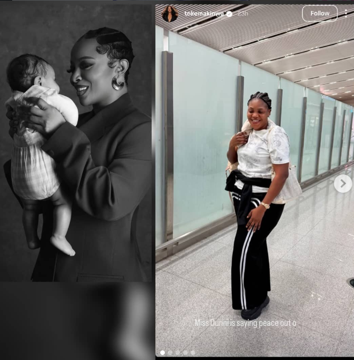 Toke Makinwa Flies Longtime Housekeeper to London in Upper Class