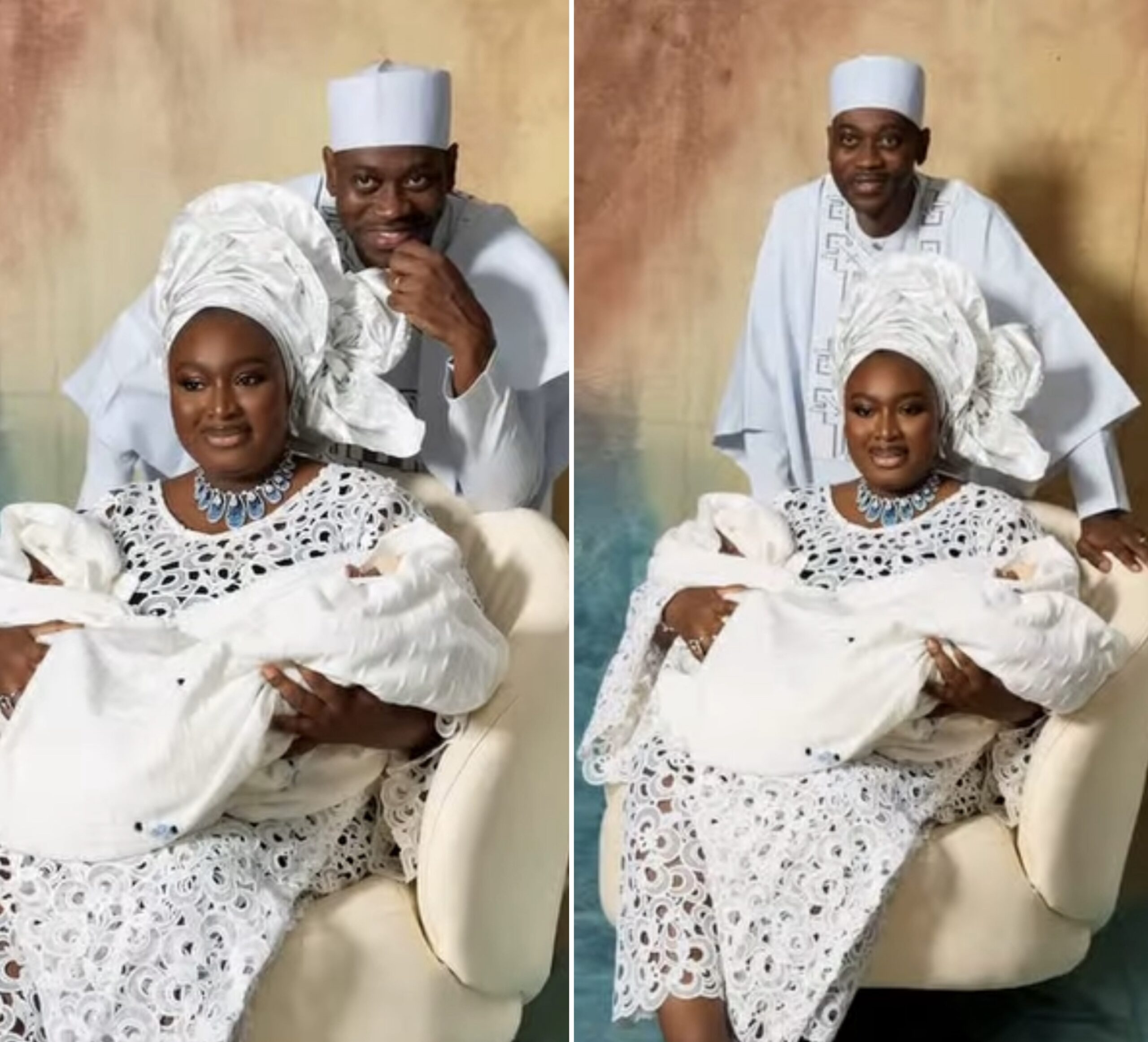 Mo Bimpe Reacts to Viral ‘Al Photos’ of her Triplets With Lateef Adedimeji