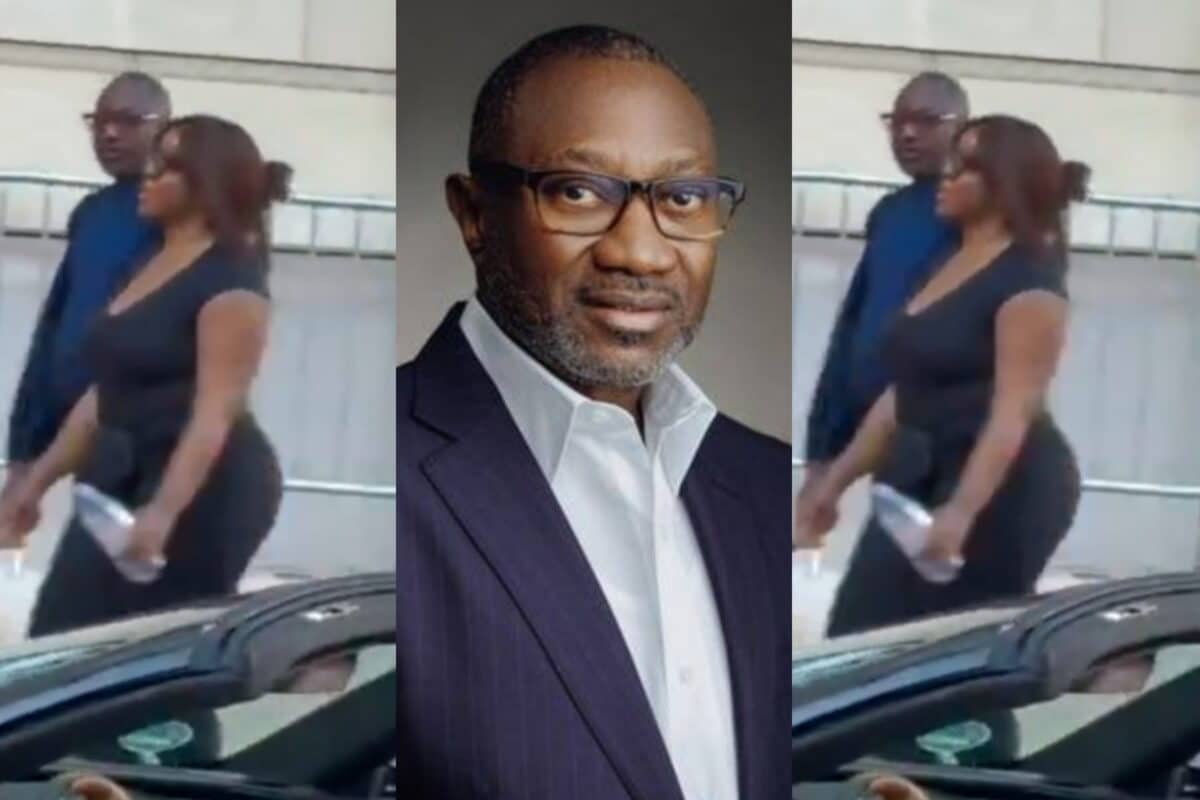Billionaire Femi Otedola Seen with Mystery Lady in Monaco (VIDEO)