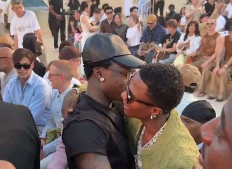 Wizkid and Asake Steal the Show at Louis Vuitton SS27 in Paris(VIDEO)